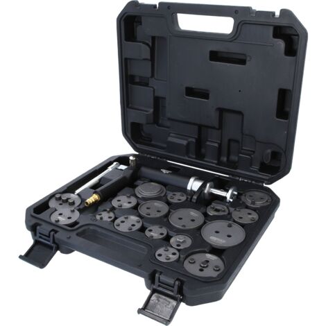KS TOOLS Jeu d'outils pneumatiques pour tige de piston de frein 18 pièces - 150.2000