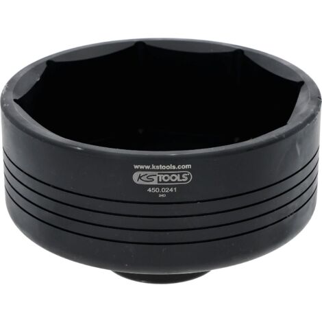 Kstools – Douille 3/4' pour écrous d'essieu et capuchons de moyeu 115mm – 8 pans – Acier spécial pour couple élevé – Compatible clés dynamométriques (1/6)