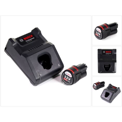 Bosch GAL 12V-40 Professional chargeur rapide pour batteries 12V ( 1600A019R3 ) + 3,0 Ah batterie ( 1600A00X79 ) (1/5)
