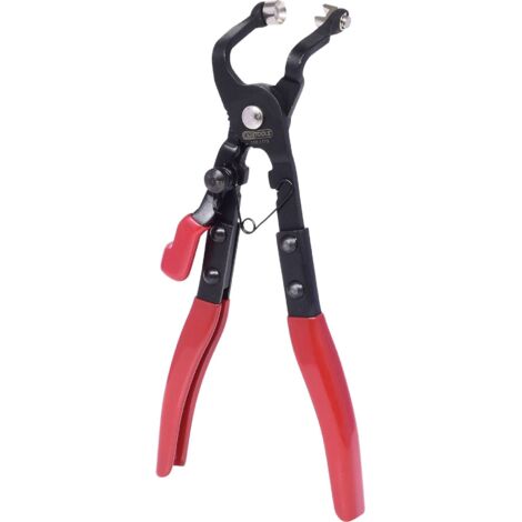 Pince pour colliers de serrage coudée