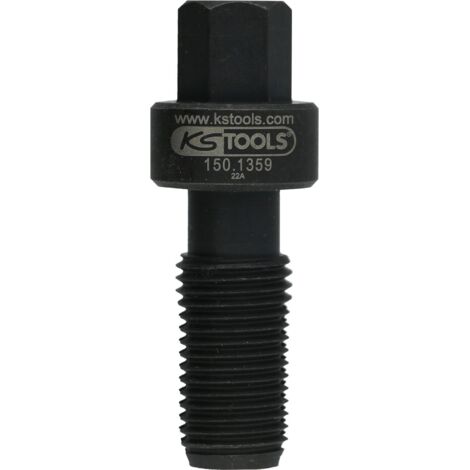 Ks Tools – Taraud M14x1,5 – Acier haute performance – Entraînement 6 pans 12mm – Pour filetages intérieurs endommagés – Découpe libre