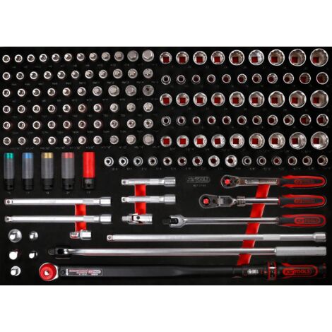 KS TOOLS Jeu de clés à douille 1/2' dans insert en mousse, 149 pcs ( 821.0149 ) (1/2)