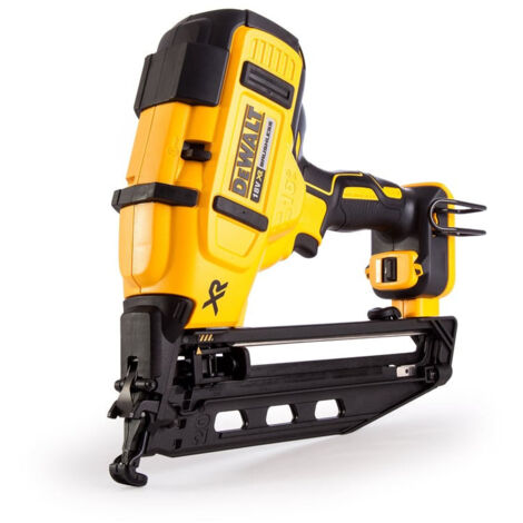 Dewalt – Cloueur de finition 18V sans fil – Moteur Brushless – Clous jusqu'à 63mm pour bois tendre – Usage professionnel – Autonomie accrue - DCN660N