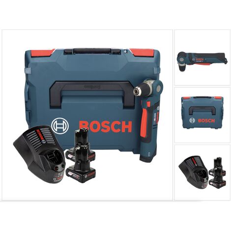 Bosch Professional GWB 12V-10 Perceuse d'angle sans fil 12 V + 2x batterie 6,0 Ah + chargeur + L-Boxx (1/5)