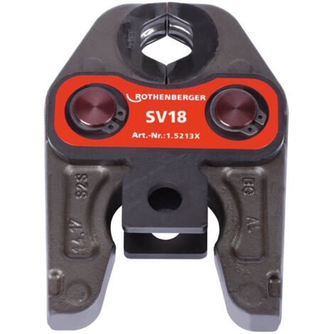 Rothenberger Pince à sertir standard SV18 ( 015213X ) pour ROMAX 4000 / Akku Press ACC etc.