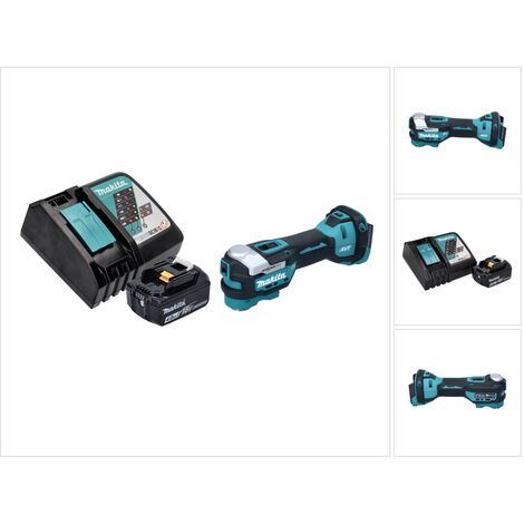 Makita DTM52RM1 Outil multifonctions sans fil Starlock Max Brushless 18V + 1x Batterie 4,0Ah + Chargeur (1/5)