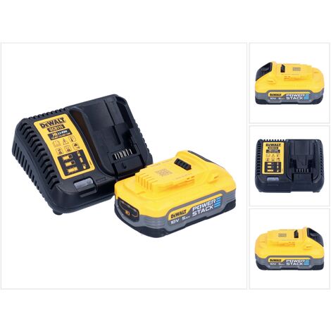 DeWALT Accessoires - Set de chargeur 4A et 2 accumulateurs XR 18