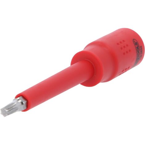 Douille porte-embout Torx isolée 3/8", T27, 122 mm (1/3)
