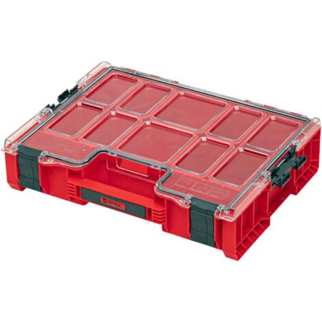 Boîte à outils Qbrick System Pro Organiser 300 – Plastique durable – Dimensions 452x358x110mm – 9L avec 8 godets variés