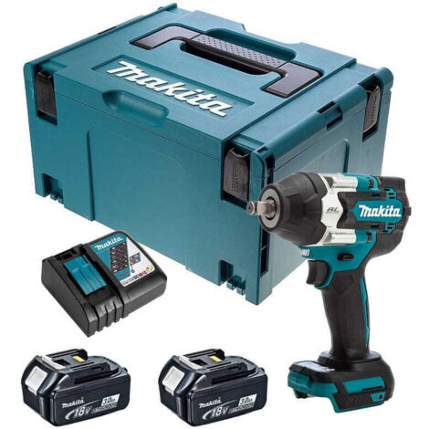 Boulonneuse à chocs 18V LXT 700 Nm 1/2″ (2×3,0 Ah) en MAKPAC – MAKITA DTW700RFJ (1/5)