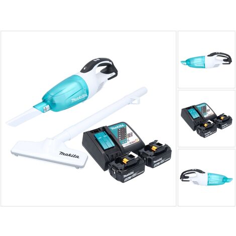 Makita DCL 181 FRMWX aspirateur sans fil 18 V 53 mbar 0,65 L 2x