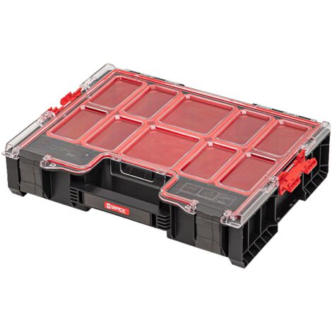Qbrick – Organisateur de rangement 300 – Dimensions extérieures 452x358x110mm – 9L – Résistant aux acides et alcalis – Poignée ergonomique