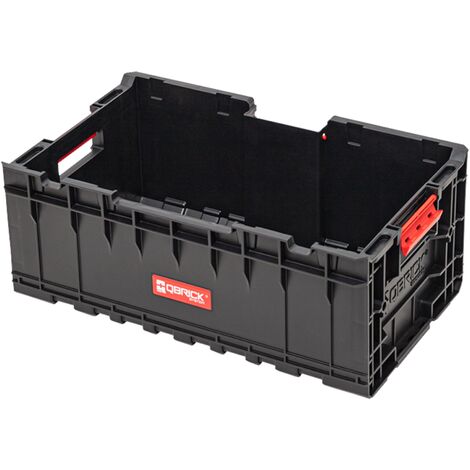 Boîte de rangement empilable 57 x 36 x 24 cm – Capacité 35 L – Plastique renforcé – Compatible avec modules Qbrick