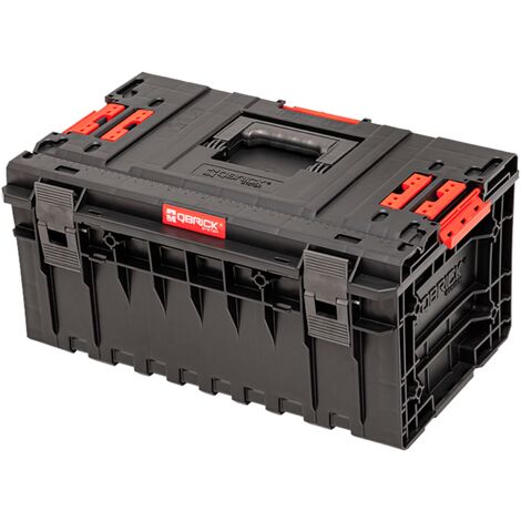 Caisse à outils QBRICK One 350 2.0 Vario System – Polycarbonate résistant – Compartiment profond avec cloisons mobiles – Rainure en V pour sciage