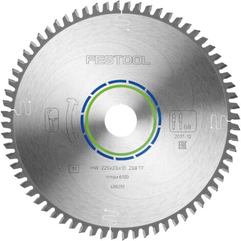 Lame De Scie Circulaire HM/Widia 260x30 Z60 - Pour Métal - Pour Festool Kappex - Neuf