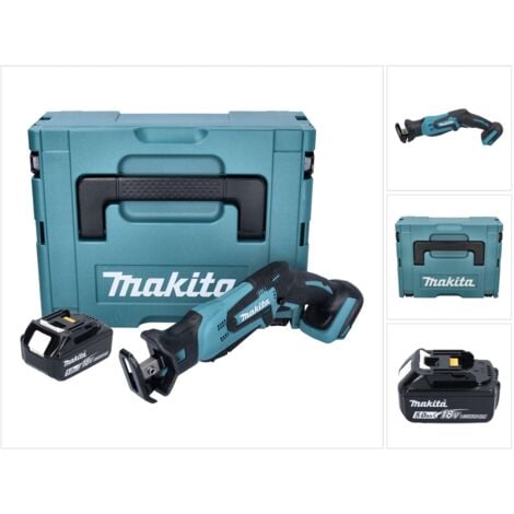 Makita DJR 185 T1J Scie sabre récipro sans fil 18 V 1x Batterie 5 0