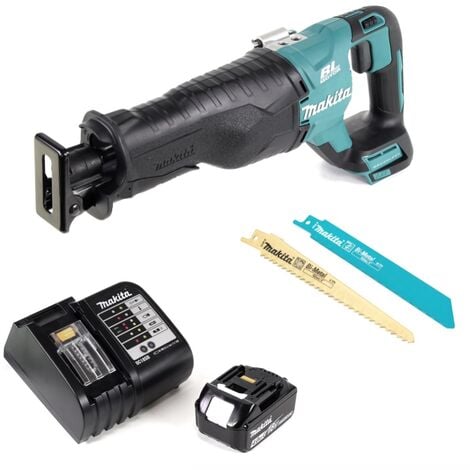 Makita Djr Sm S Kit V Brushless Li Ion Scie Recipro Sans Fil X Batterie Ah