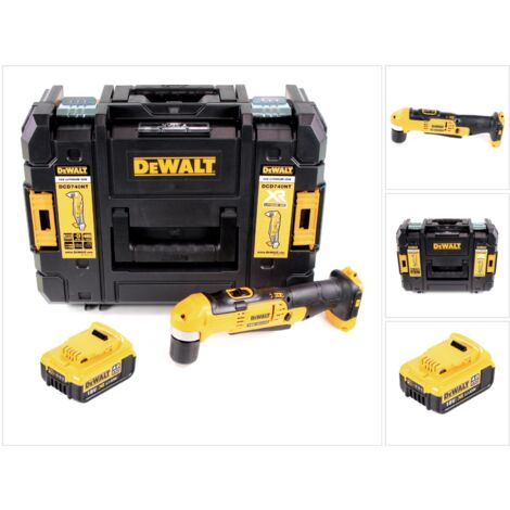 Perceuse d'angle sans fil Dewalt DCD 740 NT 18 V 33 Nm + 1 batterie 4,0 Ah + TSTAK - sans chargeur (1/5)