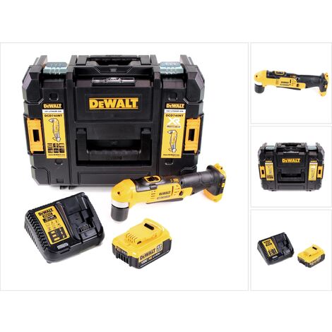 Perceuse d'angle sans fil Dewalt DCD 740 M1 18 V 33 Nm + 1 batterie 4,0 Ah + chargeur rapide + TSTAK (1/5)