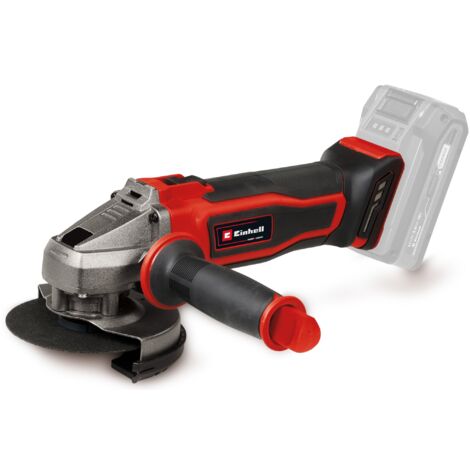 Einhell Meuleuse d'angle Ø115mm sans fil TE-AG 18/115-2 Li Solo Power X-Change (18 V, profondeur de coupe de 28 mm) Livré sans Batterie ni Chargeur