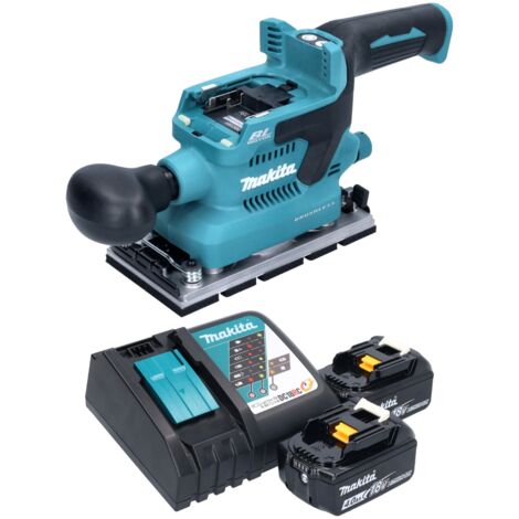 Makita DBO 380 RM Ponceuse vibrante sans fil 18 V 93 x 185 mm Brushless + 2x batterie 4,0 Ah + chargeur (1/5)