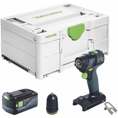 Festool TXS 18-Basic Perceuse-visseuse sans fil 18 V 40 Nm Brushless + 1x batterie 5,0 Ah + Systainer - sans chargeur