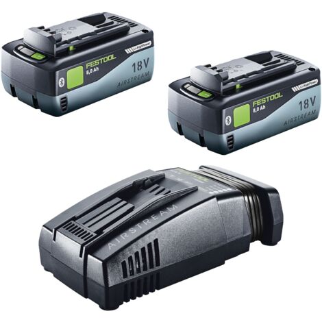 Festool 18V 2x8,0/SCA16 Kit énergie 2x batterie 18 V 8,0 Ah ( 2x 577323 ) + chargeur ( 576953 ) (1/5)