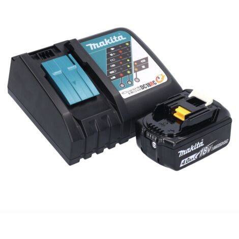 Makita DVC 750 LRM1 Aspirateur à batterie LXT 18 V 67 mbar 7,5 l Brushless + 1x batterie 4,0 Ah + chargeur