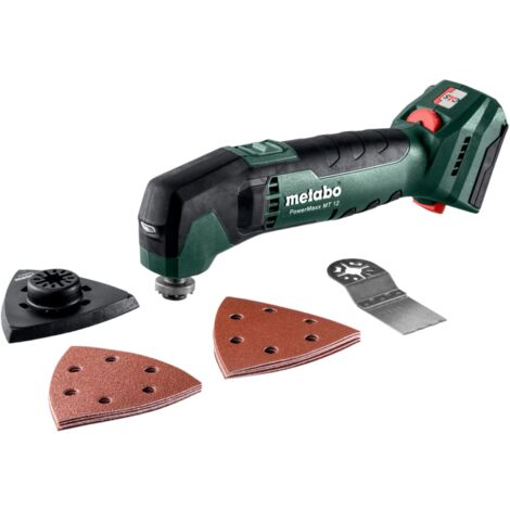 Metabo – Outil multifonction sans fil 12V – Compatible OIS/Starlock – 5000-18000 oscillations/min – LED lumineuse pour zone de travail - 613089850