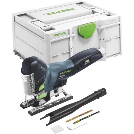 Festool CARVEX PSC 420 EB-Basic Scie sauteuse pendulaire sans fil 18 V 120 mm Brushless + 1x batterie 8,0 Ah + kit de charge rapide + Systainer