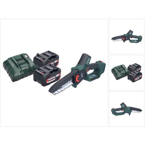 Metabo MS 18 LTX 15 scie sans fil 18 V 15 cm 5 m/s + 2x batterie 4,0 Ah + chargeur (1/5)