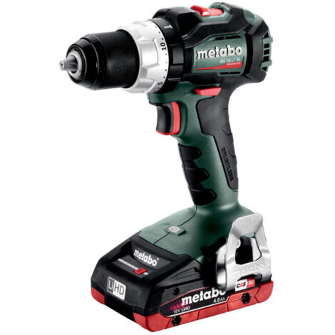Metabo – Perceuse-visseuse sans fil 18V avec 2 batteries 4.0Ah LiHD – Moteur Brushless pour perçage bois et métal – Coffret – 602325800 - BL 2 X