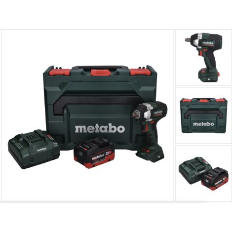 Metabo SSW 18 LT 300 BL Visseuse à choc sans fil 18 V 300 Nm Brushless + 1x batterie 8,0 Ah + chargeur + metaBOX (1/5)