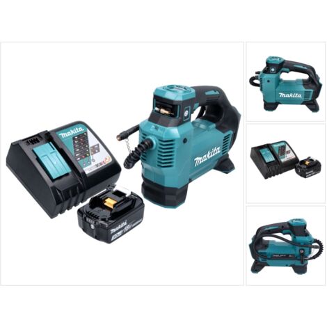 Makita DMP 181 RF1 Gonfleur sans fil 11,1 bar 18 V + 1x Batterie 3,0Ah + Chargeur (1/5)