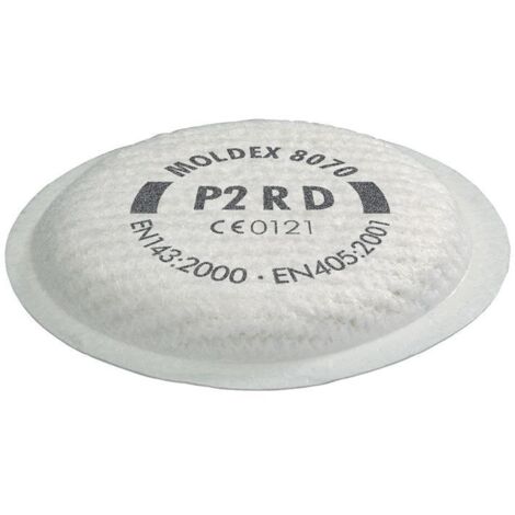 Filtre P2D pour masque série 5000/8000 Moldex (boite de 8 pieces) - Moldex