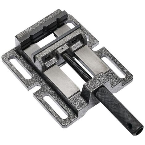 Étau pour perceuse à colonne largeur de mâchoire 125 mm – Fonte grise pour perçage précis – 40528 – Wabeco
