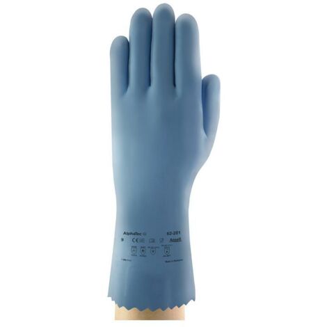 ANSELL Gant chimique AlphaTec Taille 10 bleu - 62-201-10 (1/4)
