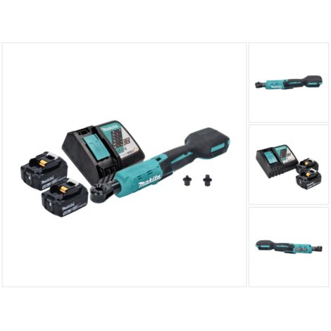 Makita DWR 180 RM Visseuse à cliquet sans fil 18 V 47,5 Nm 1/4'' 3/8'' + 2x batterie 4,0 Ah + chargeur (1/5)