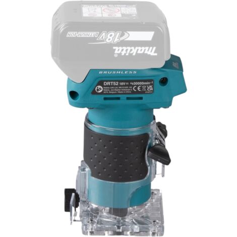 Makita DRT 52 SF Fraiseuse de bords sans fil 18 V 6 mm Brushless + 2x