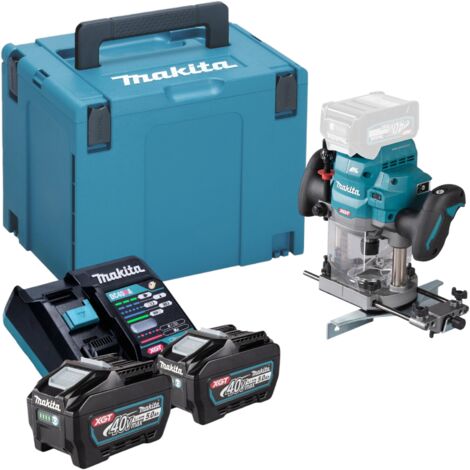 Makita RP 001 GM101 Défonceuse sans fil 40 V max. 12 mm Brushless + 1x