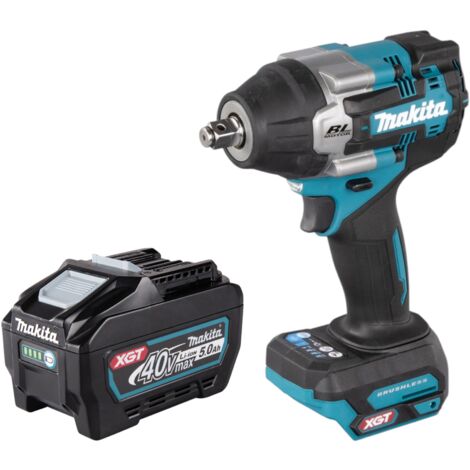 Makita TW 007 GT1 Clé à choc sans fil 40 V max. 760 Nm 1/2'' Brushless + 1x batterie 5,0 Ah - sans chargeur (1/5)
