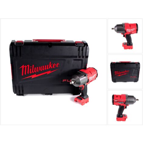 Milwaukee M18 FHIWF12-0X Visseuse à percussion sans fil 1/2" 18V 1356Nm ( 4933459695 ) + Coffret de transport HD Box - sans Batterie, sans Chargeur