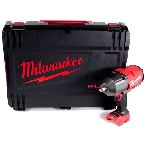 Milwaukee M18 FHIWF12-0X Visseuse à percussion sans fil 1/2" 18V 1356Nm ( 4933459695 ) + Coffret de transport HD Box - sans Batterie, sans Chargeur