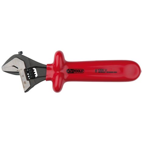 Clé à molette avec revêtement isolant, 34 mm (1/2)