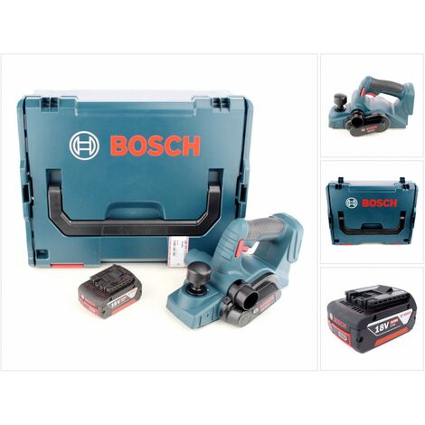 Rabot Sans Fil Bosch GHO 12V-20 - Lame Réversible 56mm Dans L-BOXX