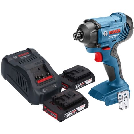 Bosch GDR 18V-160 Professional Visseuse à chocs sans fil 18 V 160 Nm 1/4" + 2x batterie 2,0 Ah + chargeur (1/5)