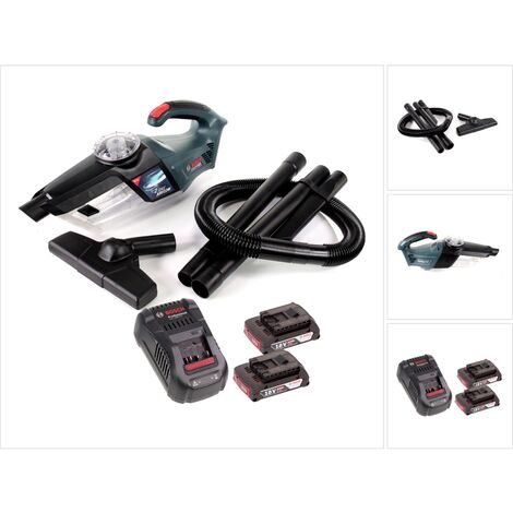 Bosch GAS 18V-1 Aspirateur à main sans fil + 2x batterie 2,0Ah + chargeur (1/5)