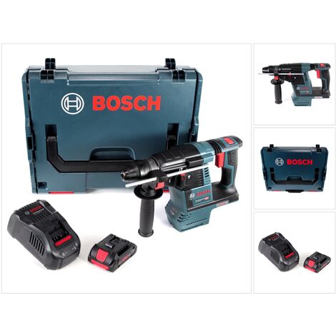 Bosch GBH 18 V-26 Professional SDS-plus Perforateur sans-fil + Coffret de transport L-Boxx + 1x Batterie GBA 18 V 4,0 Ah ProCORE + Chargeur GAL 1880 CV (1/5)
