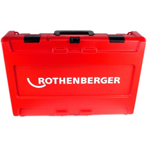 Rothenberger ROMAX 4000 Sertisseuse sans fil 18 V Li-Ion électro-hydraulique + Coffret de transport + 1x Batterie 8 Ah, sans Chargeur