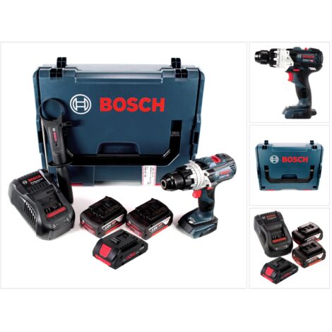 Bosch GSB 18V-85 C Perceuse-visseuse à percussion sans fil 18V 85Nm 1/2" Brushless + 2x batterie 5,0Ah + 1x batterie ProCore 4,0Ah + chargeur + L-Boxx (1/5)